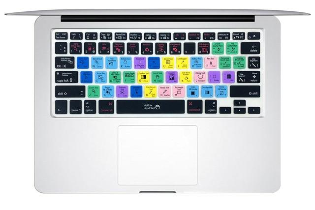 Adobe Illustrator AI Keyboard Shortcut For MacBook -  Keyboard Cover - Designer KB
