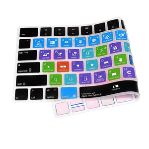 Final Cut Pro X Keyboard Shortcut For MacBook -  Keyboard Cover - Designer KB