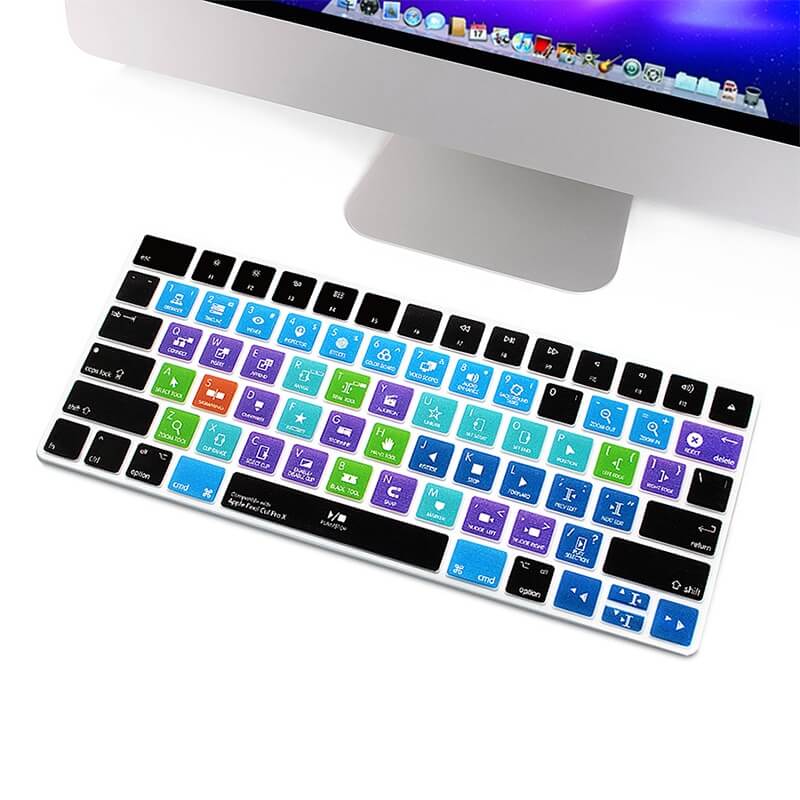 Final Cut Pro X Keyboard Shortcut For MacBook -  Keyboard Cover - Designer KB